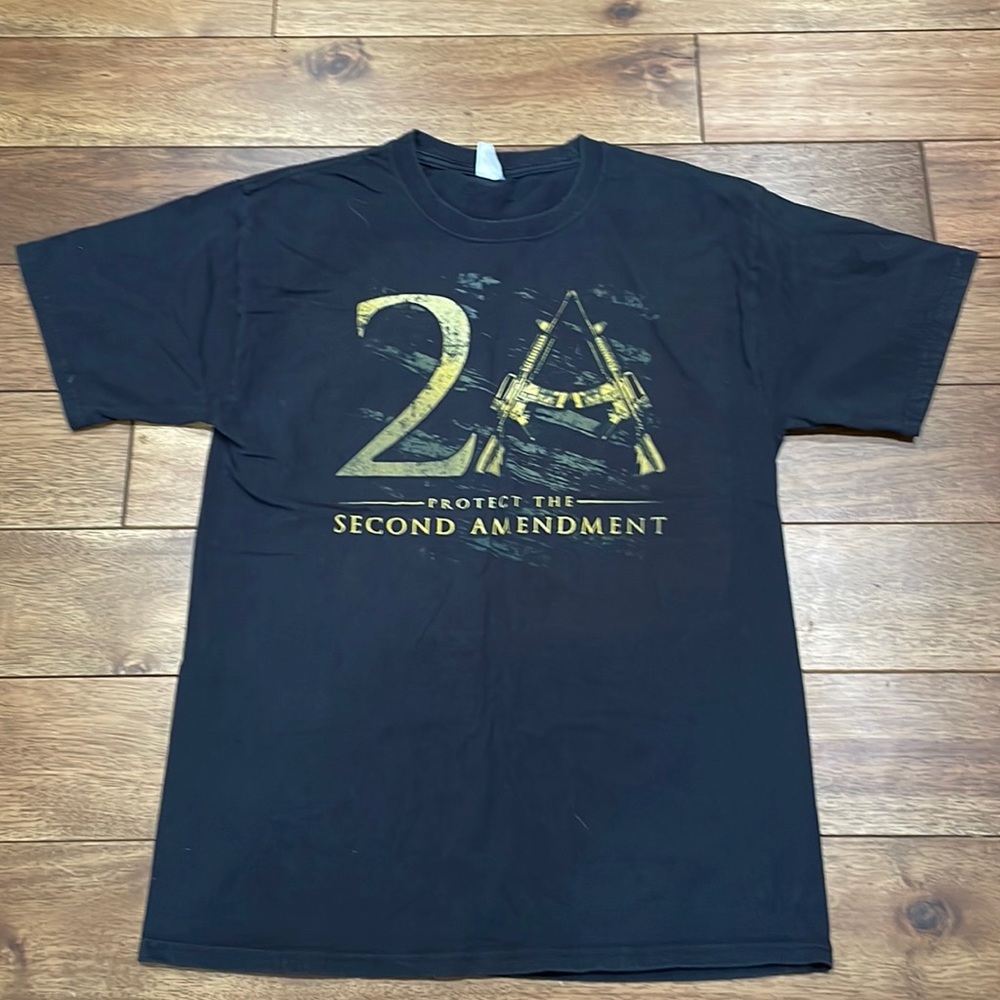 2nd Amendment Black Graphic T-Shirt